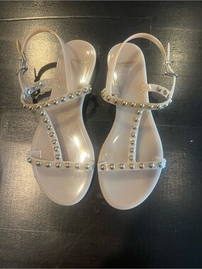 Givenchy Paris Studded Jelly Sandals Sz 37 (fits US 6.5-7)